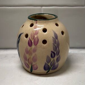 Hand Painted Ceramic Wildflower Vase